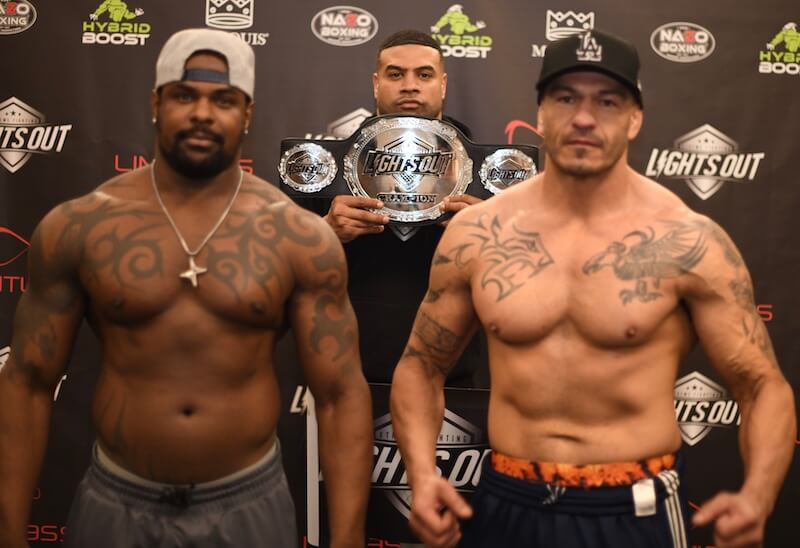 Official weigh in results for LXF 4