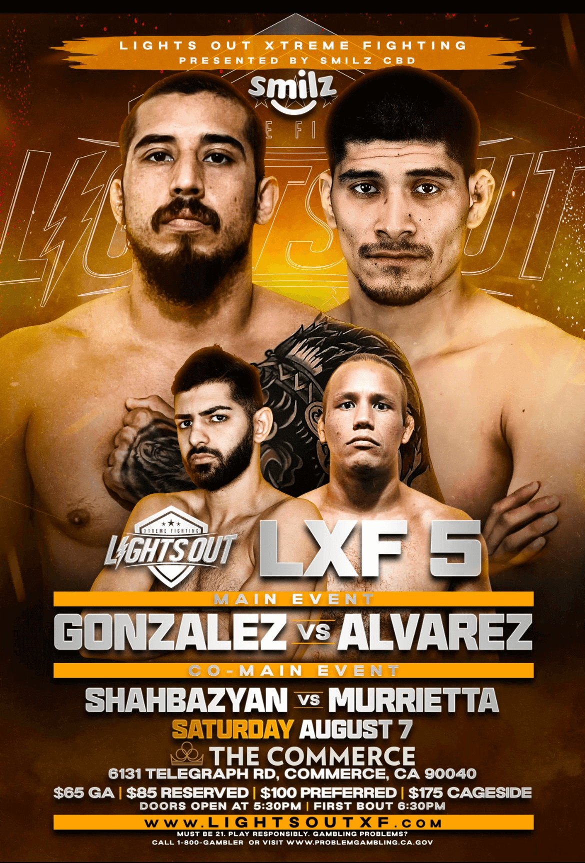 LXF 5 AT THE COMMERCE CASINO